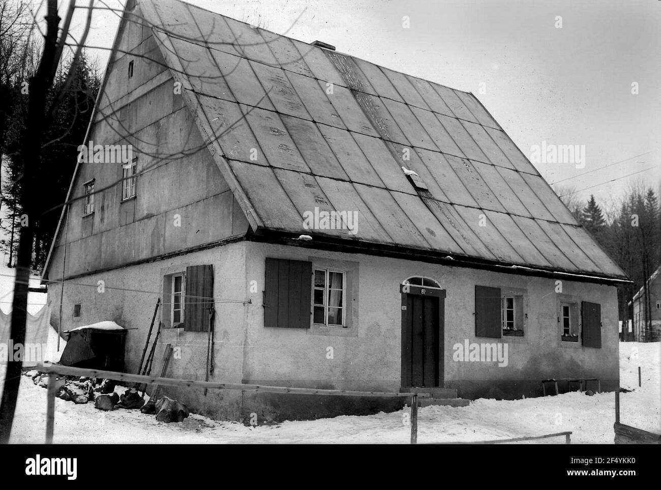 Armenhaus in Steinbach Oberdorf Stockfoto
