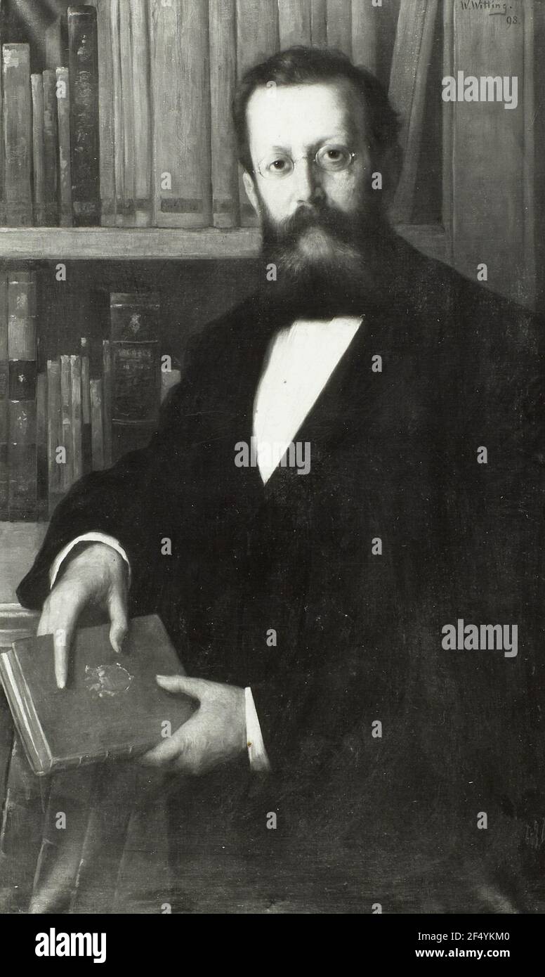 Franz Schnorr aus Carolsfeld (Direktor der Bibliothek) Stockfoto