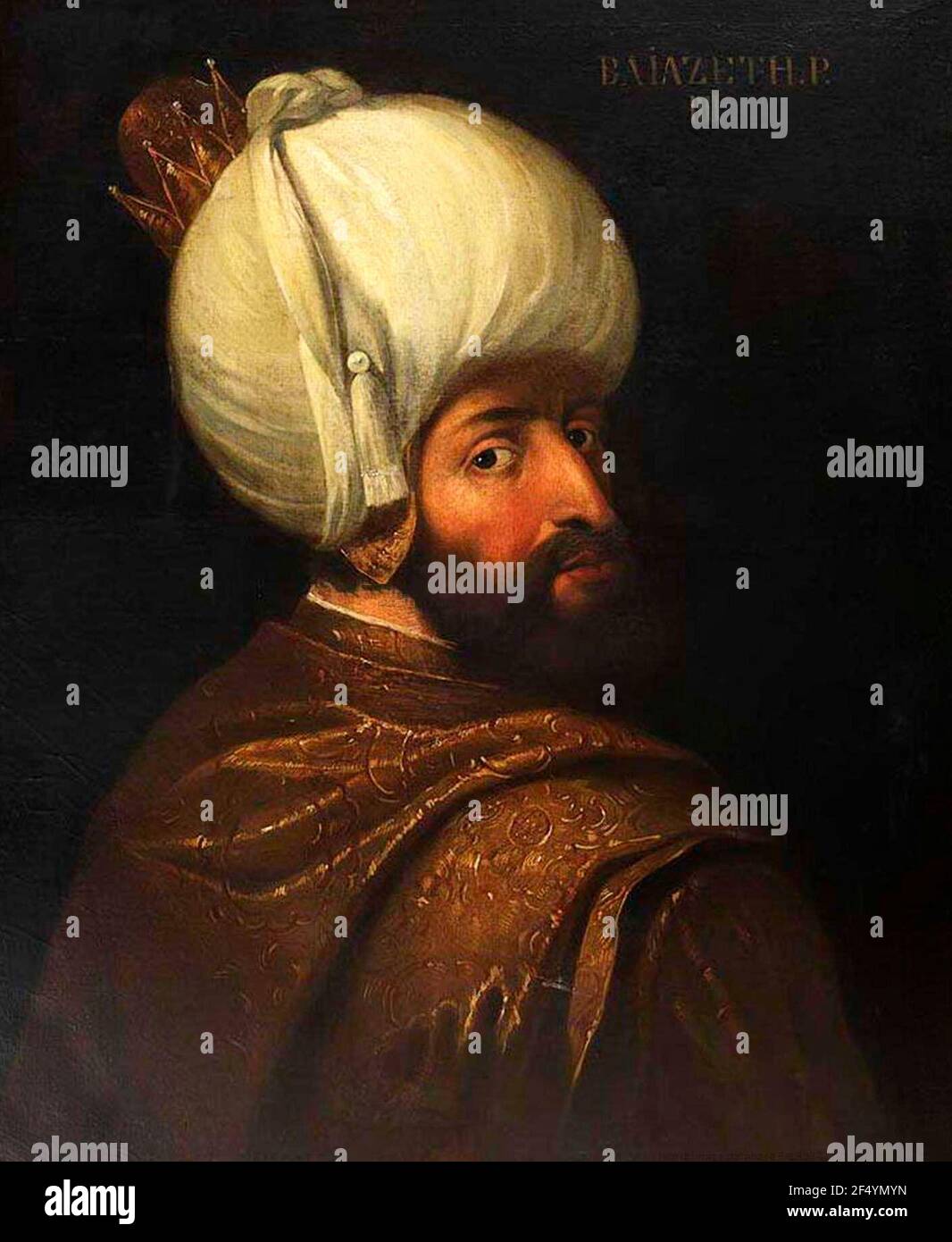 Bayezid der erste des Osmanischen Reiches Stockfoto