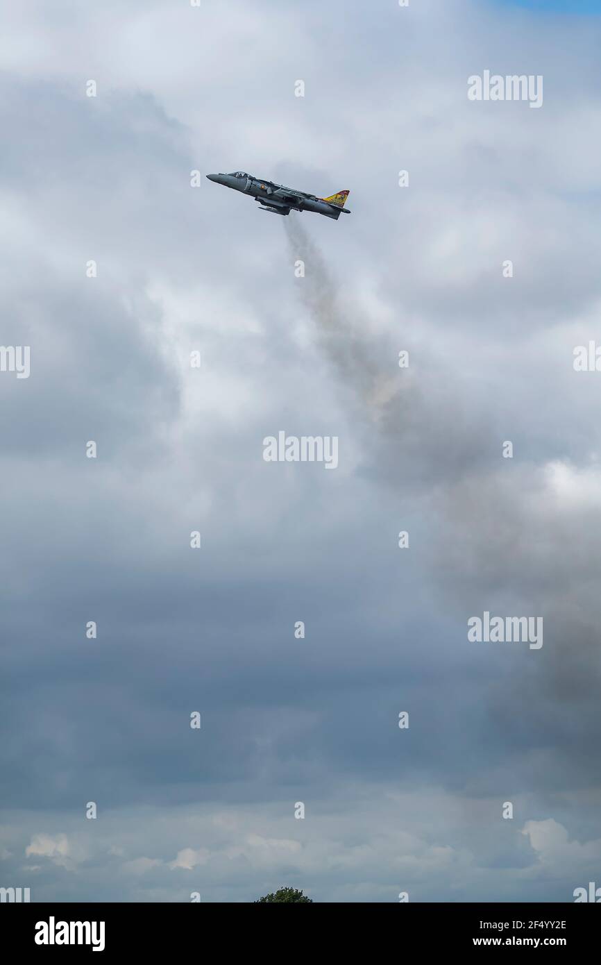 Spanische Hawker Harrier Jet Stockfoto