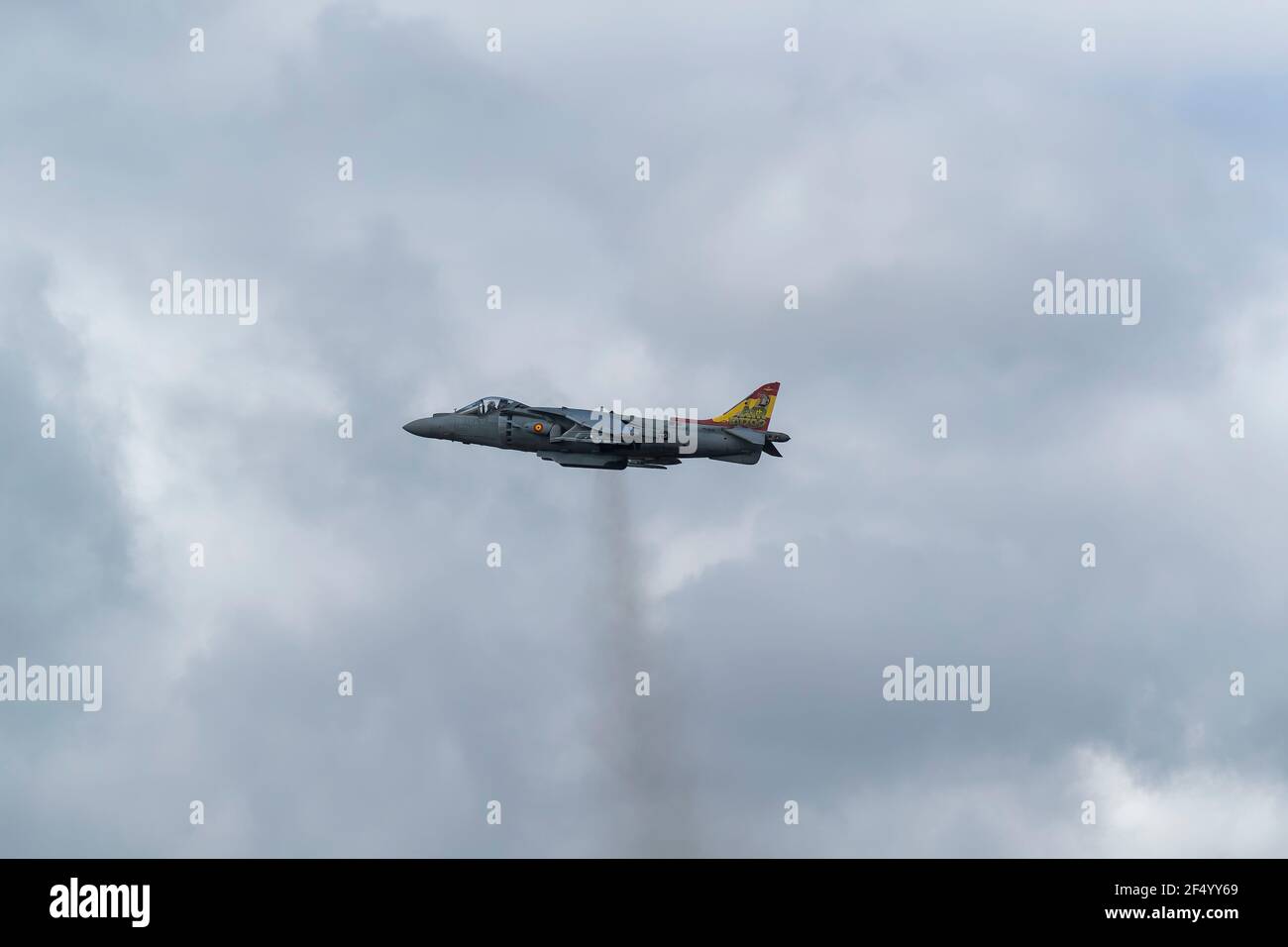 Spanische Marine Hawker Harrier Jet Stockfoto