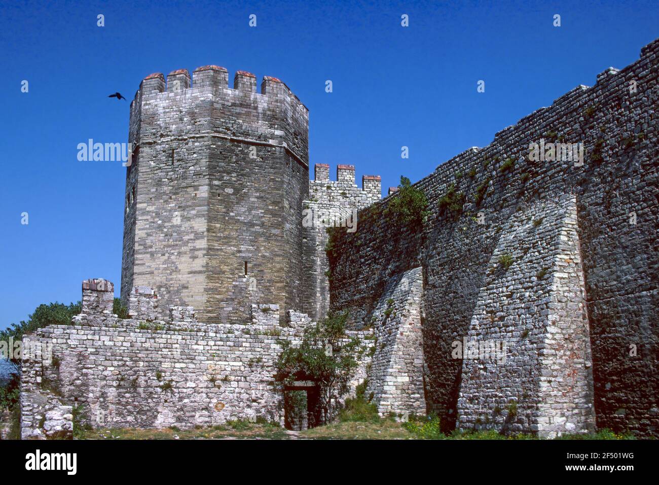 Festung Yedikule einer von sieben Türmen Istanbul Türkei Stockfoto