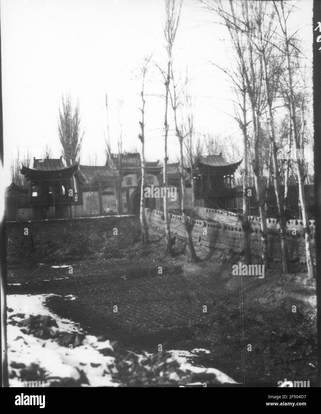 China. Sinkiang (Xinjiang). Kashgar am Westrand von Takla Makan. Tempelanlage im Bezirk Hancheng Stockfoto