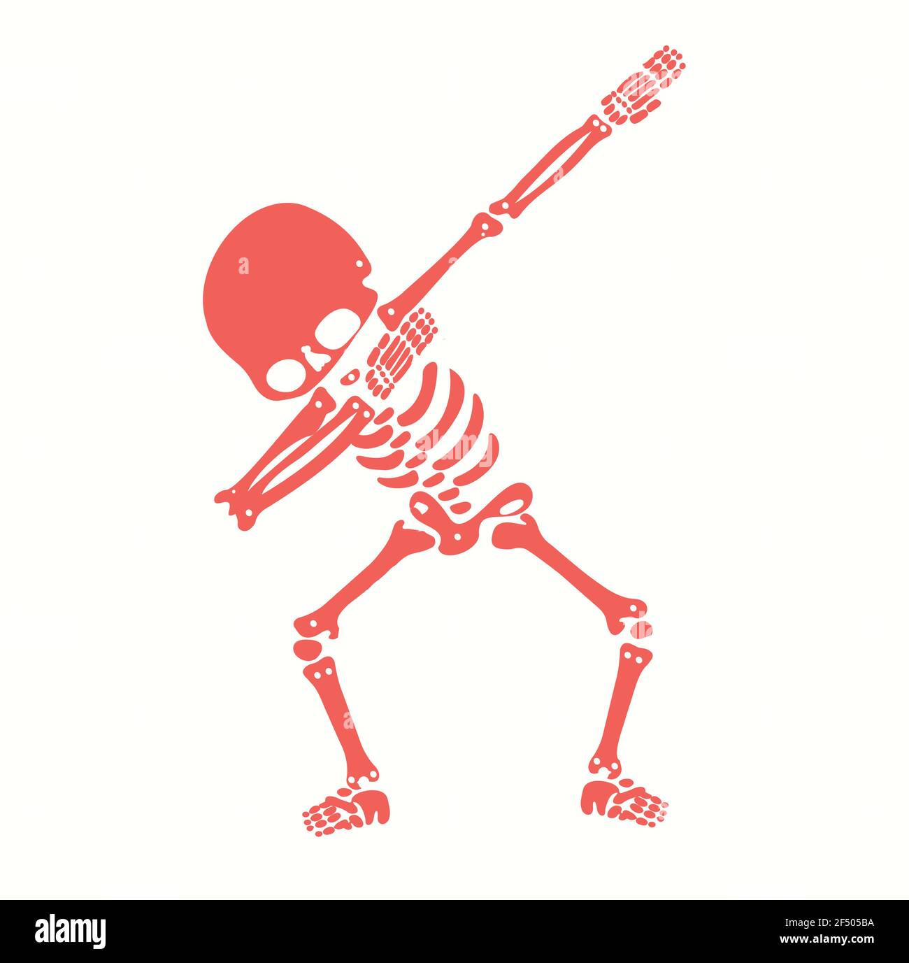 Skeleton dab, EINE Gruppe von Skeletten, die dabbing Stock Vektor