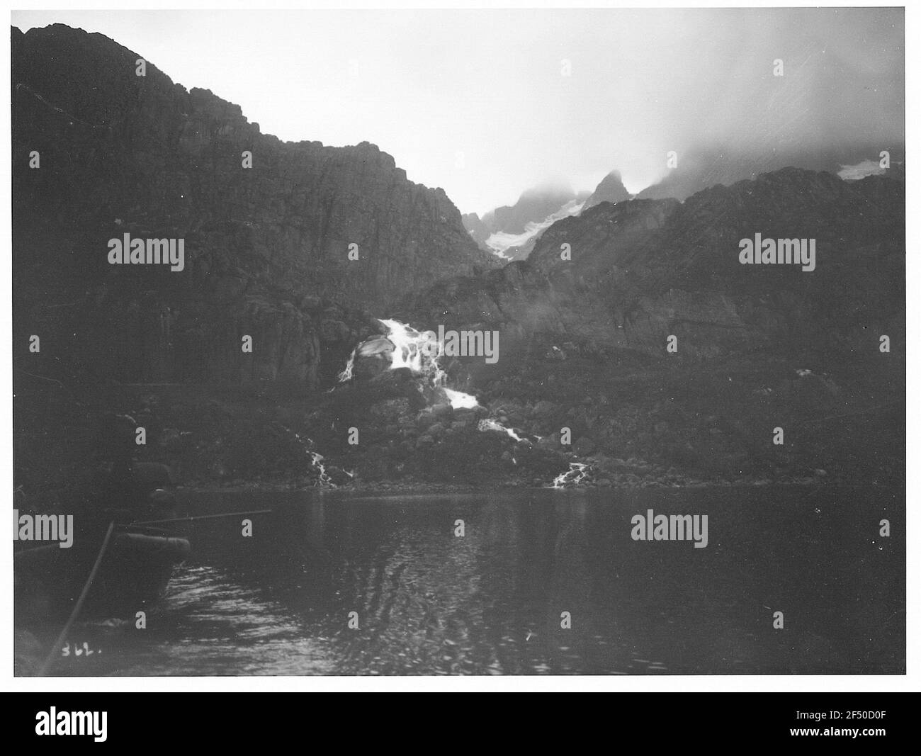 Wasserfall bei Digermulen auf Hinnoy (Lofoten) Stockfoto
