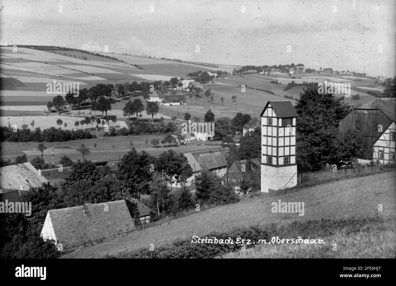 Blick auf den Oberschaar Stockfoto