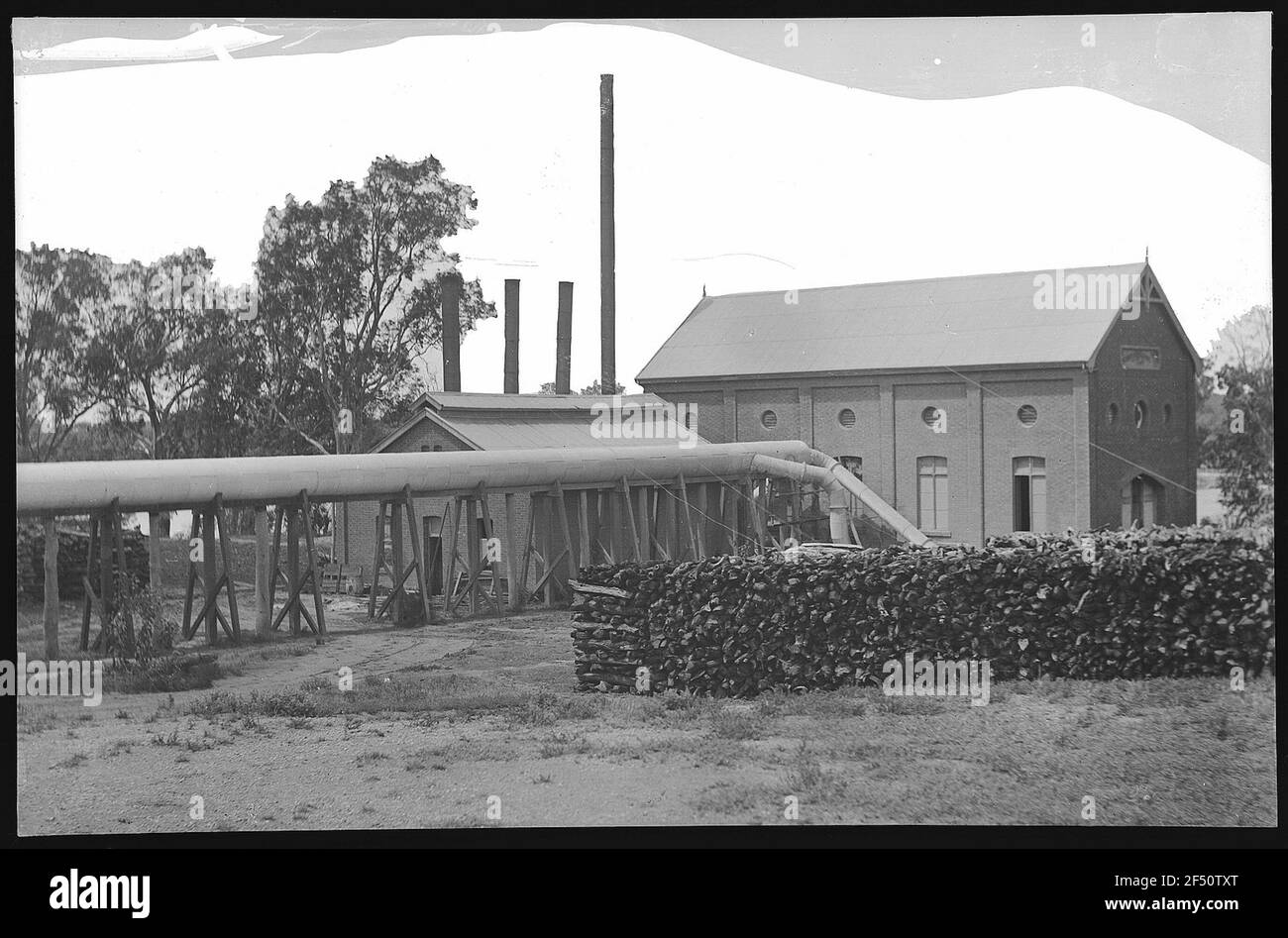 Mildura. Pumpstation Billabong Stockfoto