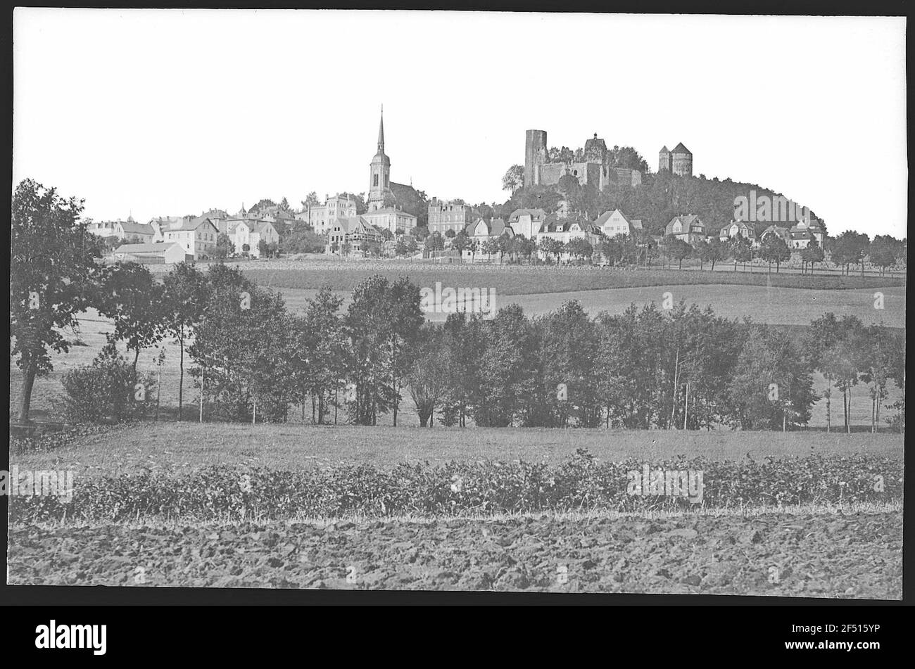 Stolpen. Schloss Stockfoto