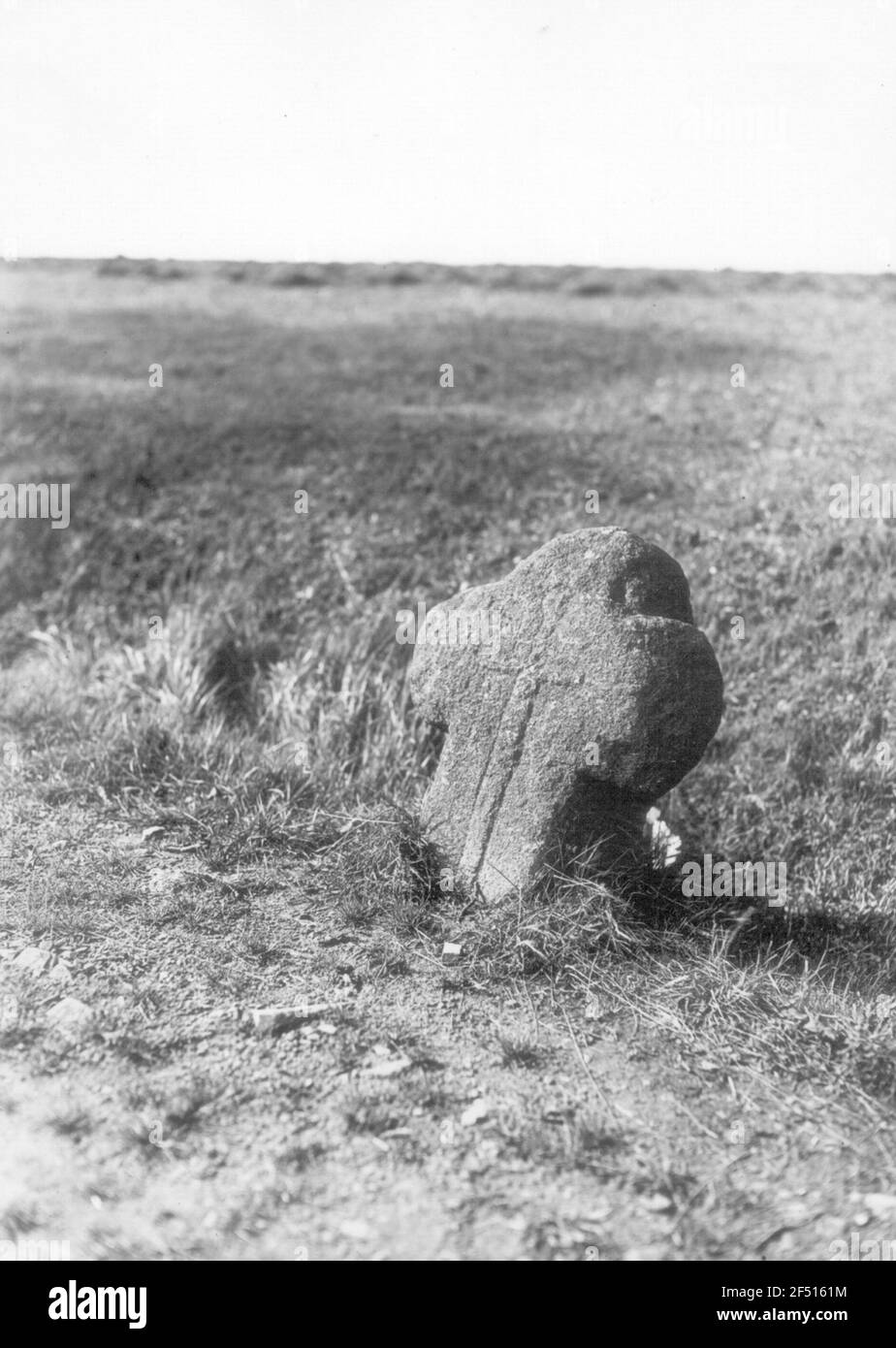 Steinernes Kreuz Stockfoto