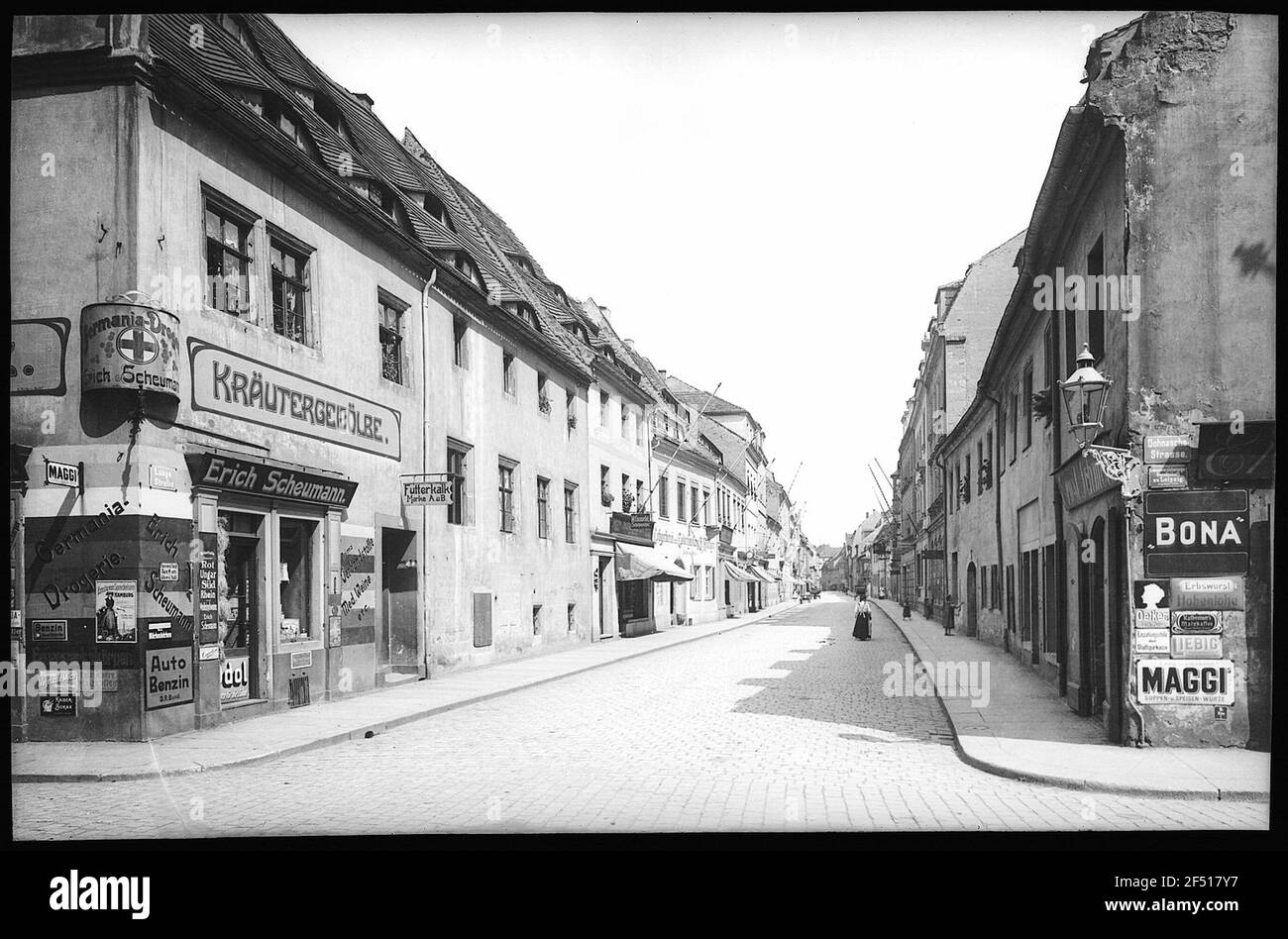 Pirna. Lange Straße Stockfoto