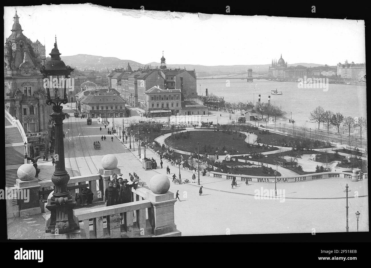 Budapest. Blick von der 'Gellert' Stockfoto