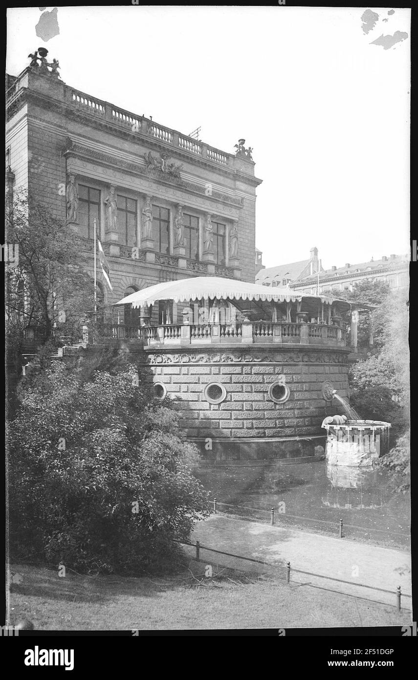 Leipzig. Teil des Theaters Stockfoto