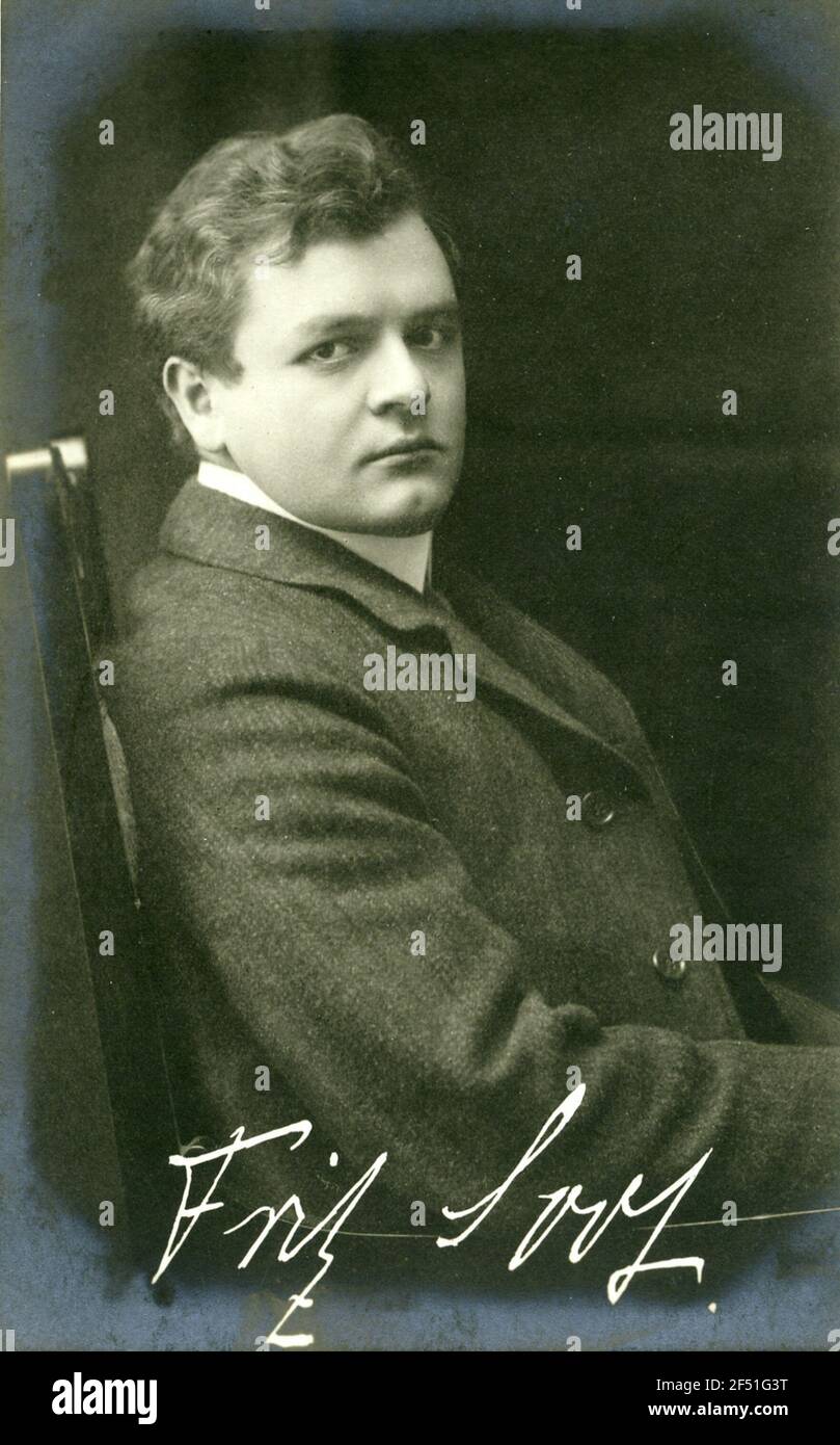 Porträt von Fritz Soot Stockfoto