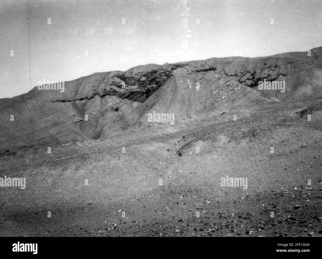 China. Sinkiang (Xinjiang). Duwa Valley am Nordfuß der Kilian Chain des Kunlun, am Übergang zu Takla Makan Stockfoto