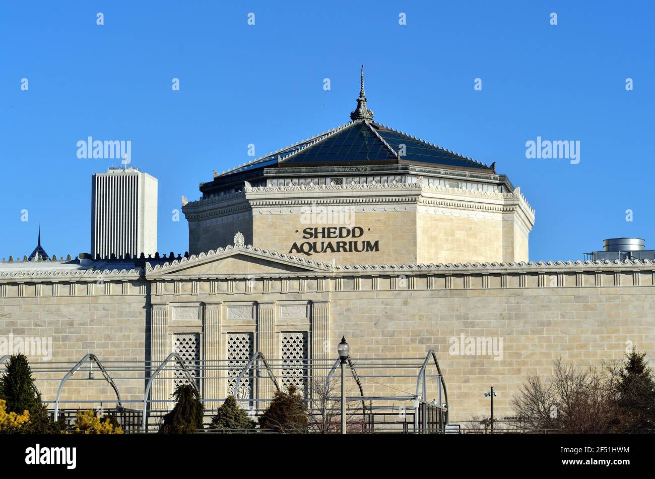 Das Shedd Aquarium (früher das John G. Shedd Aquarium) ist ein öffentliches Aquarium in Chicago. Das Aquarium wurde 1930 eröffnet und war einst das größte Stockfoto