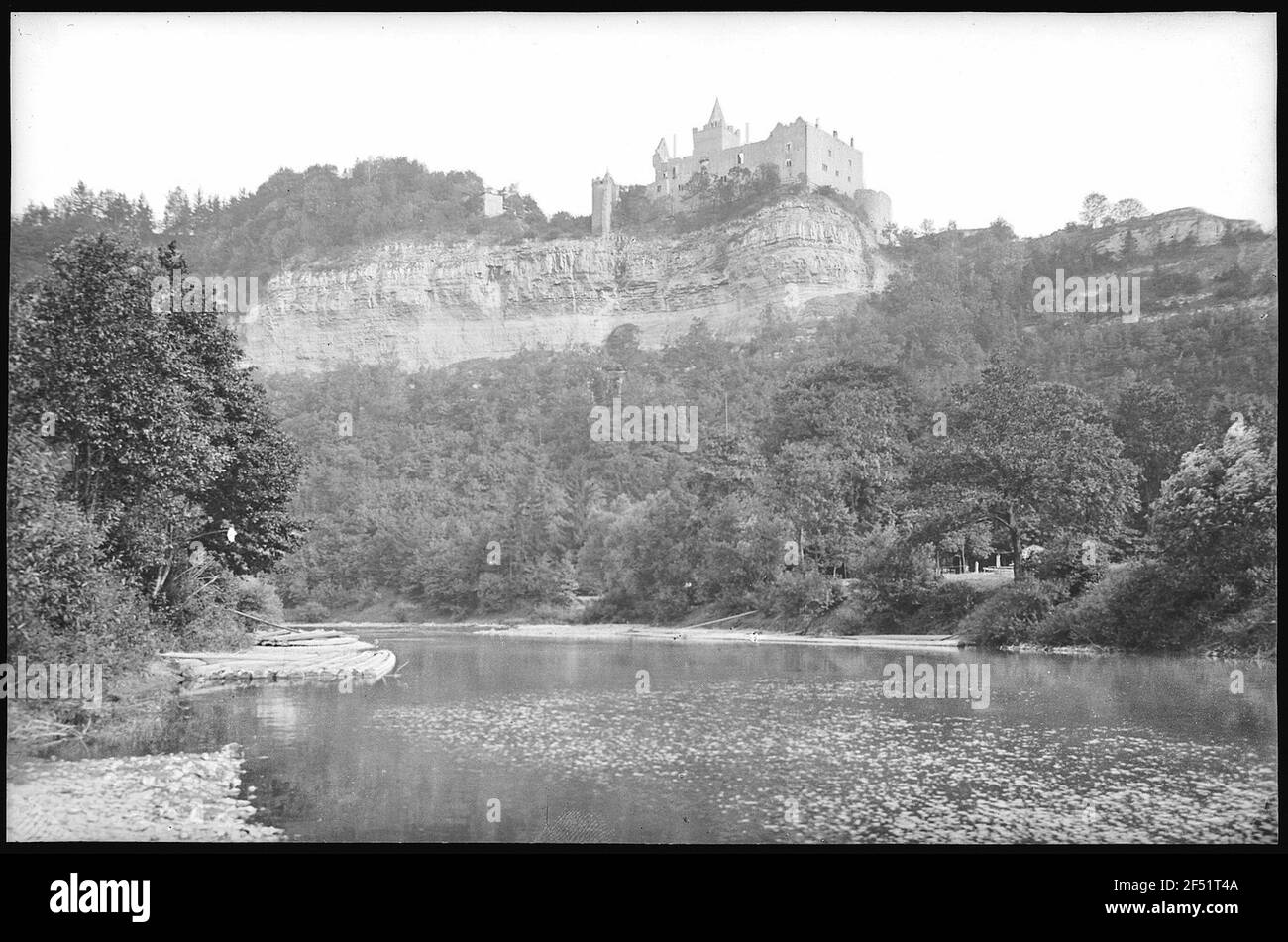 Rudelsburg. Rudelsburg Stockfoto