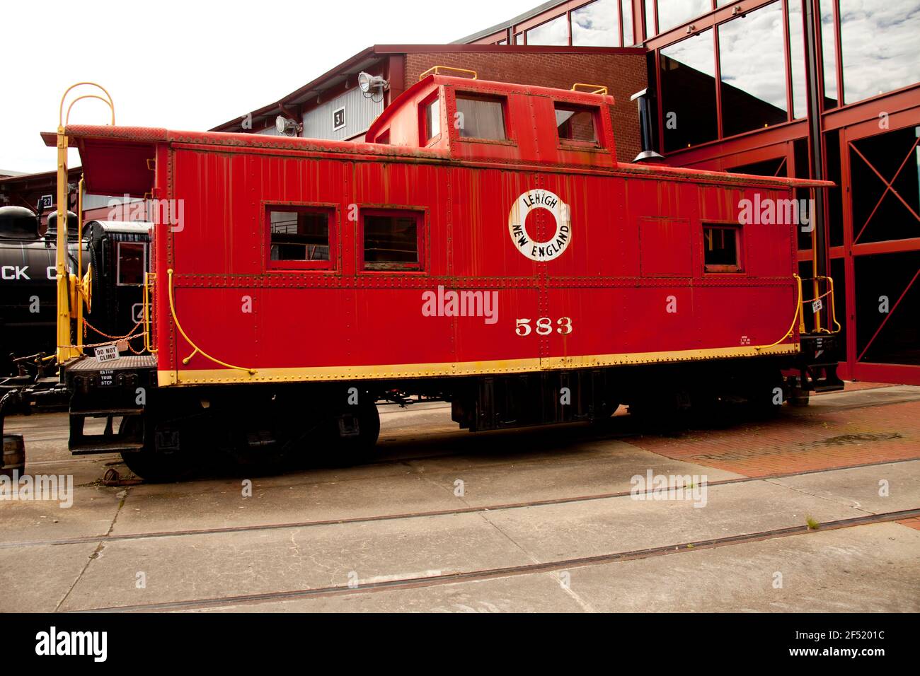 Steamtown National Historic Site, Pennsylvania, USA. Die Amerikanische Industrielle Revolution. Stockfoto