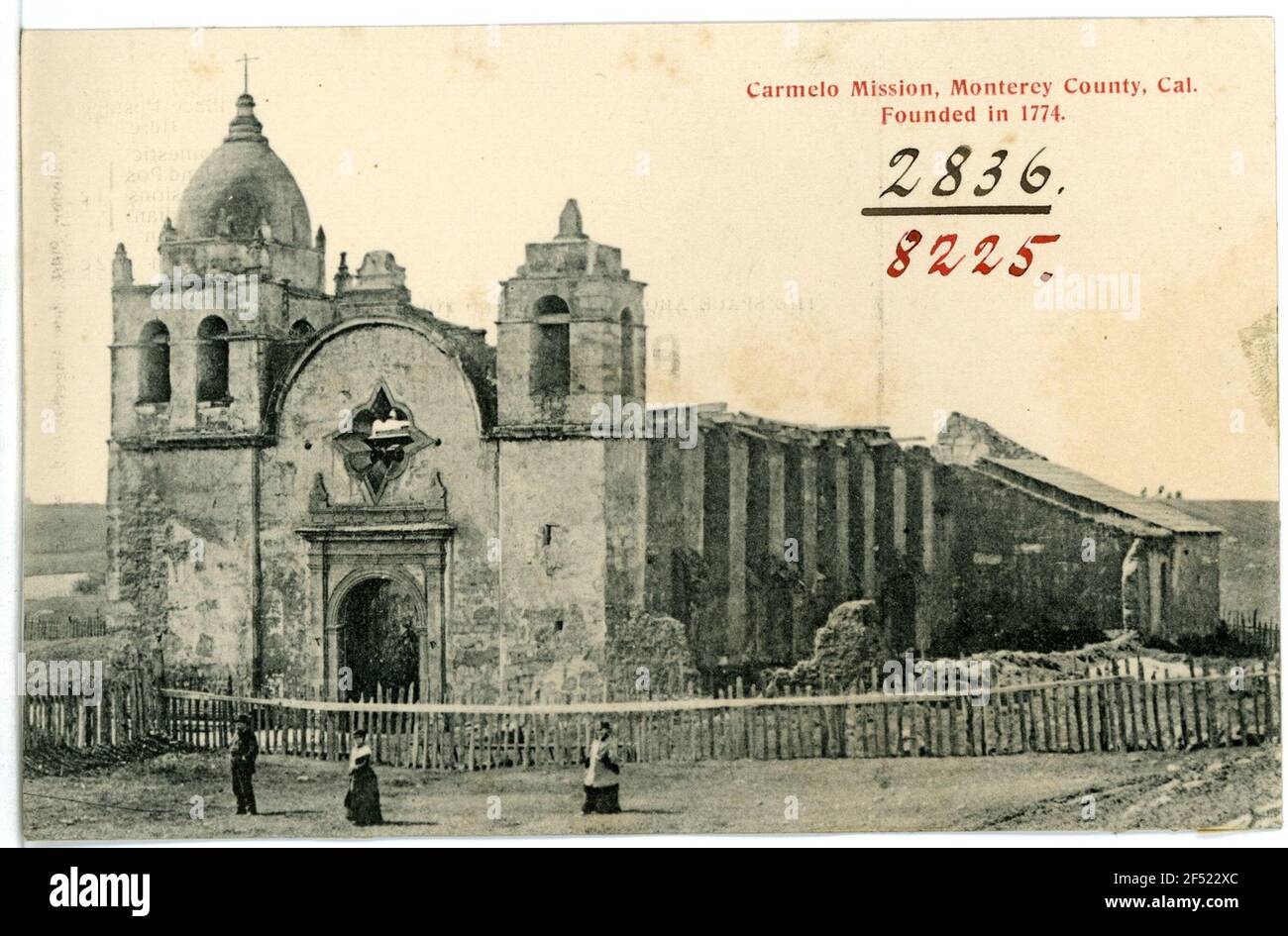 Carmelo Mission Monterey County. Carmelo Mission Stockfoto