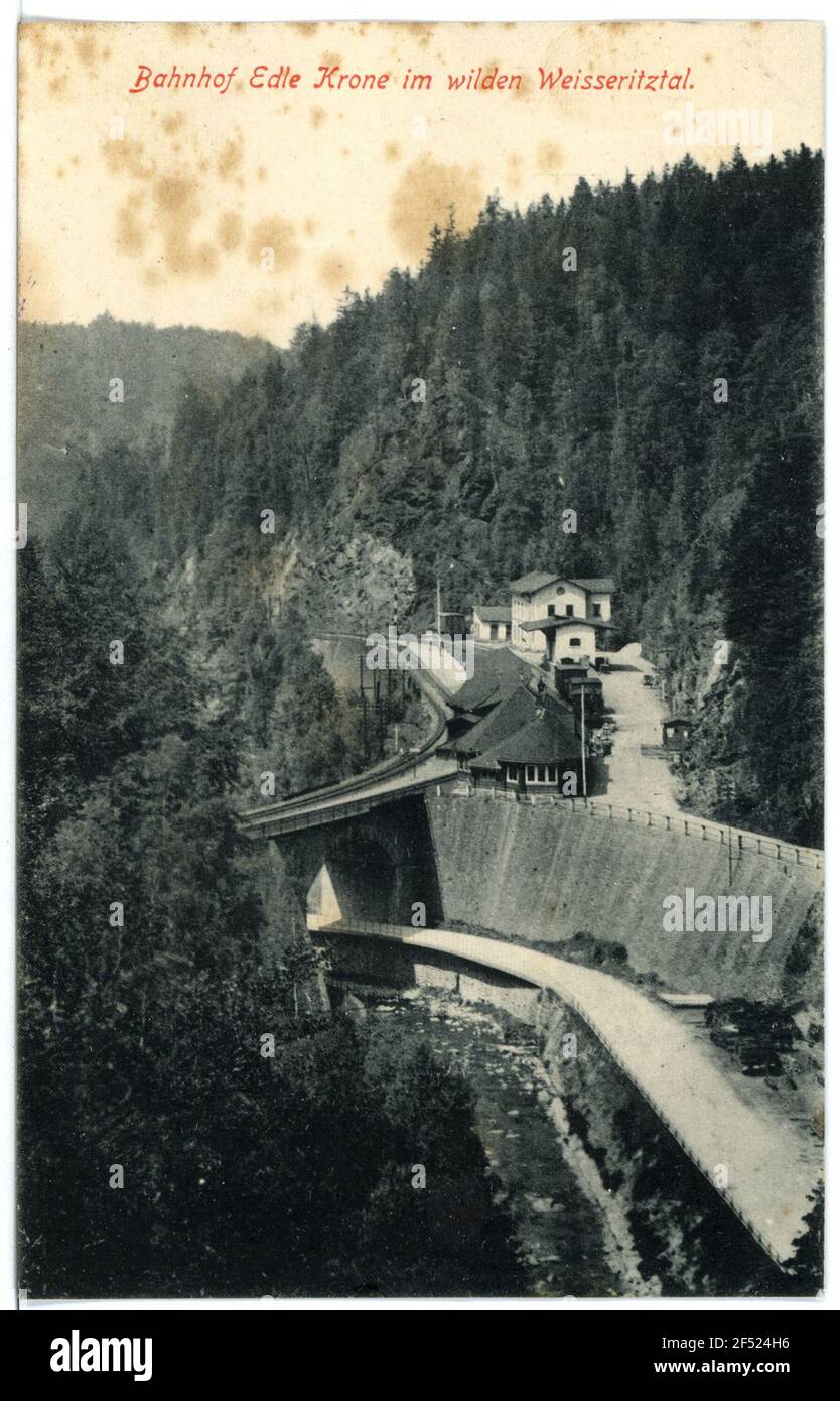 Bahnhof Noble Crown. Bahnhof Stockfoto