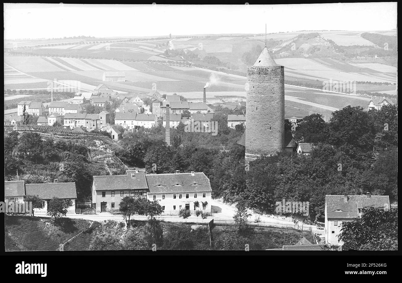 Camburg. Blick auf Camburg Stockfoto