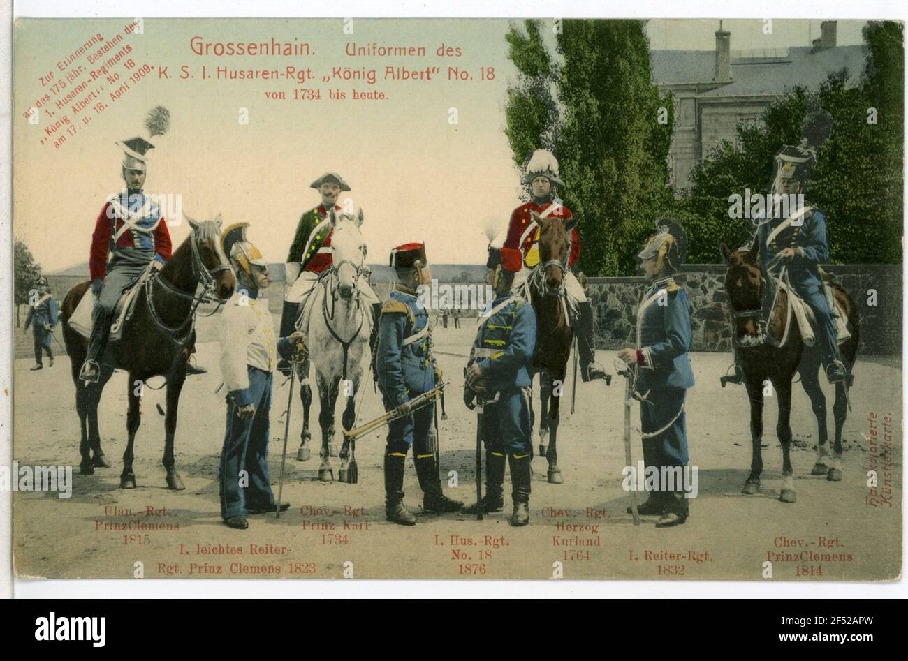 Uniformen des Königlich Sächsischen Husarenregiments Großenhain