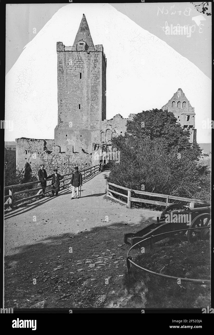Rudelsburg-Kösen. Eingang Stockfoto