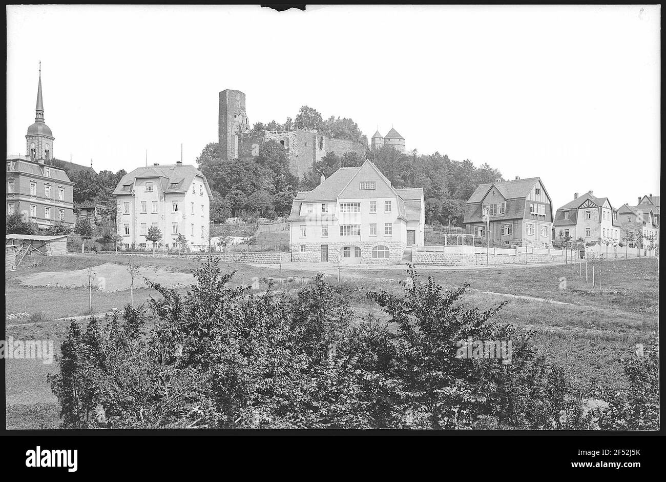 Stolpen. Schloss Stockfoto