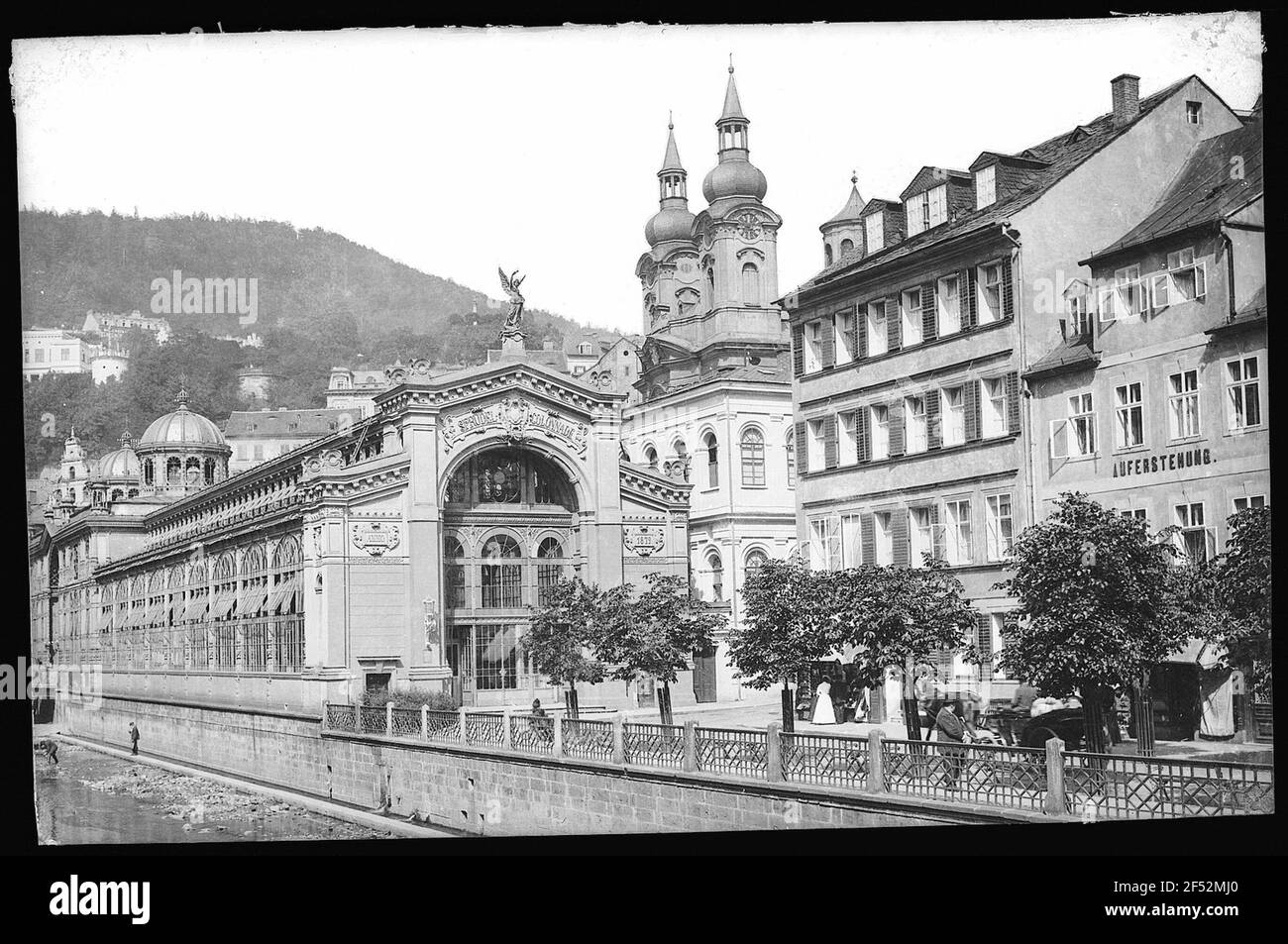 Karlsbad. Sprudel-Kolonnade (1879) Stockfoto
