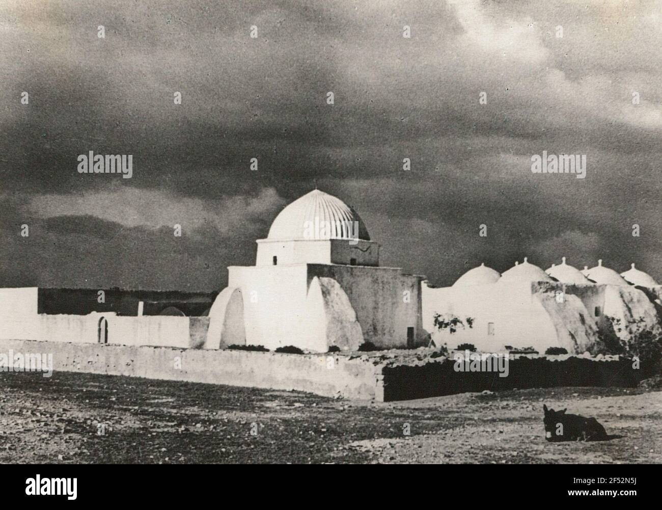 Al-Chums, Libyen. Alte Moschee (12th. Jahrhundert) Stockfoto