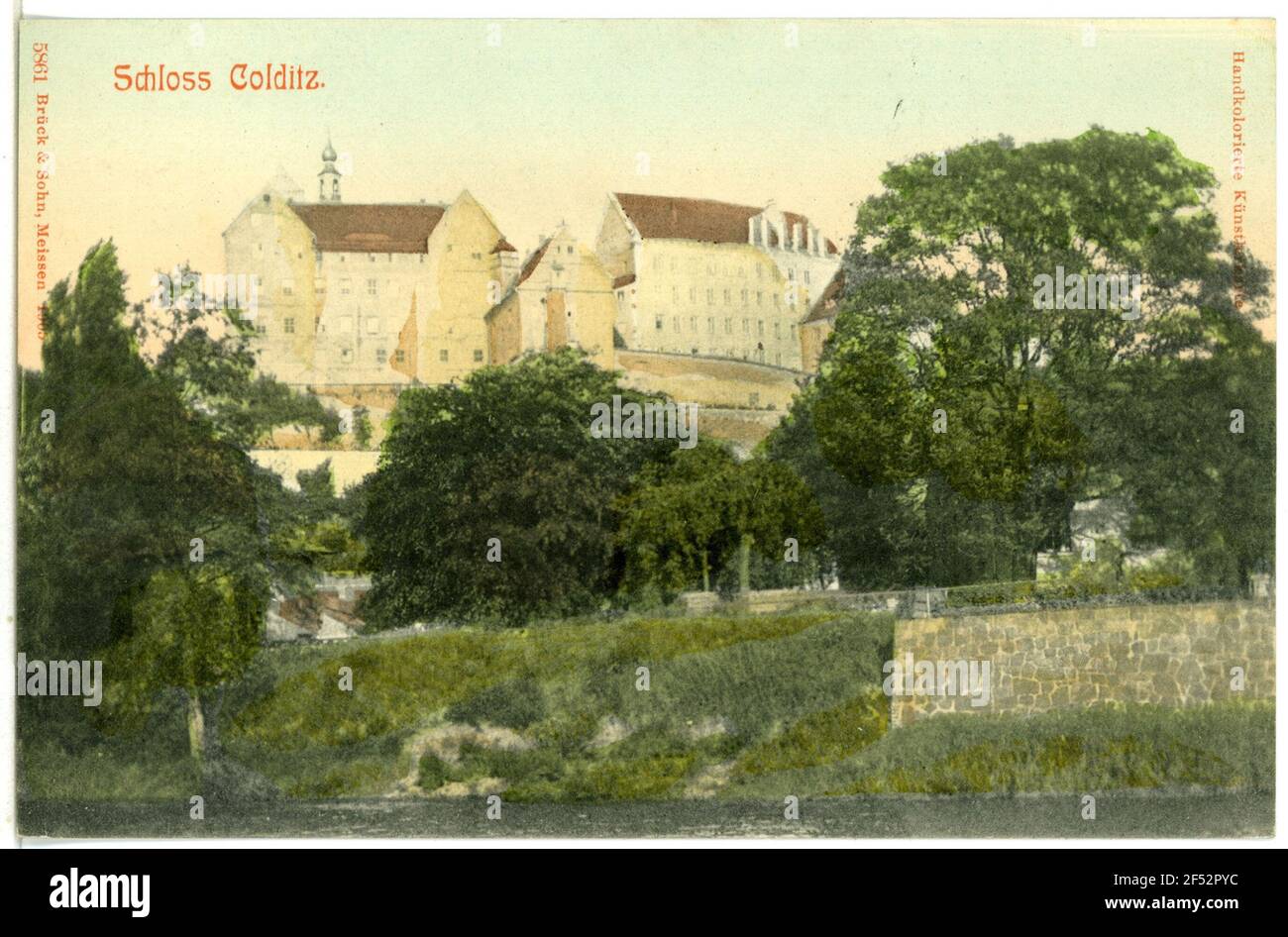 Schloss Colditz. Schloss Stockfoto