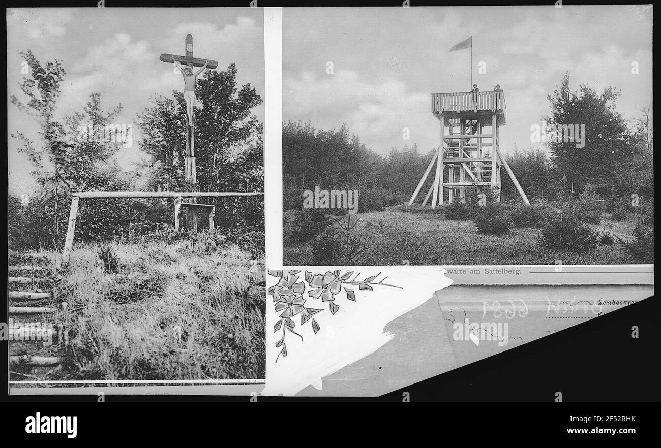 Krondorf. Sauerbrunn bei Karlsbad - Sattelberg Stockfoto