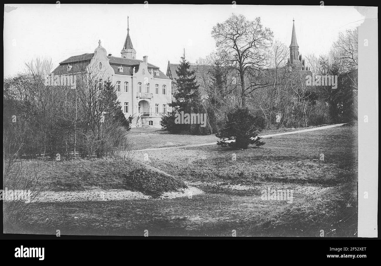 Mühlberg an der Elbe. Schloss Güldenstern Stockfoto