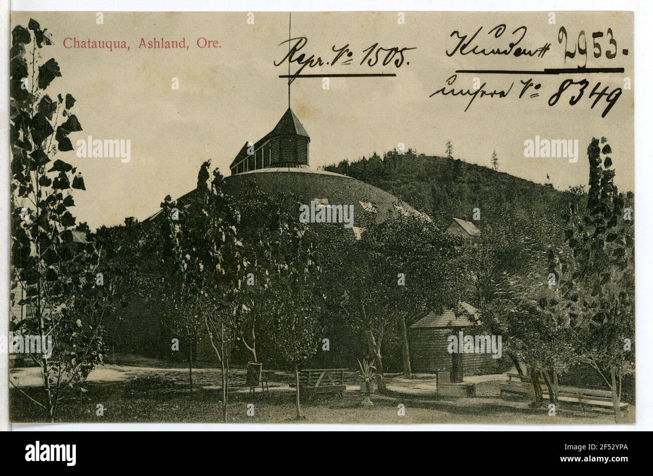 Chapouqua Ashland. Chatauqua (Chautauqua, 1893), Ashland, Oregon Stockfoto