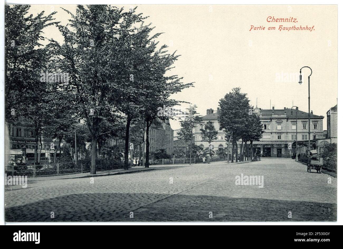 Hauptbahnhof Chemnitz. Hauptbahnhof Stockfoto