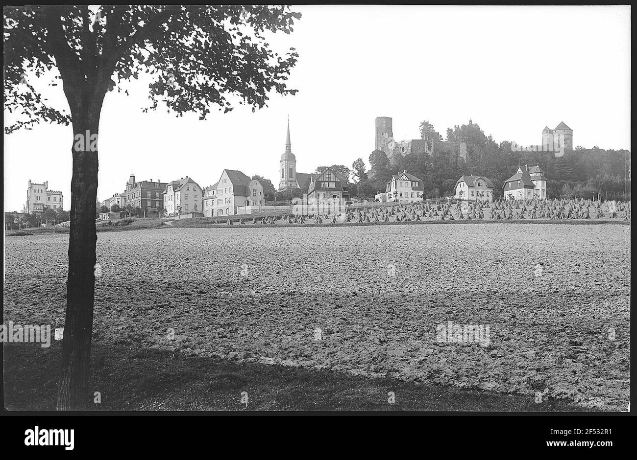 Stolpen. Schloss Stockfoto