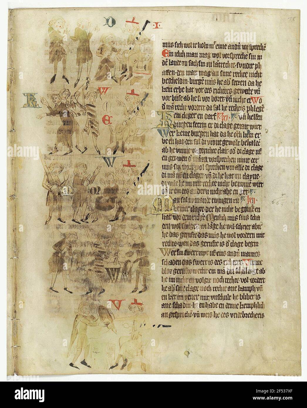 Gesetzbuch des Landes 1 Stockfoto