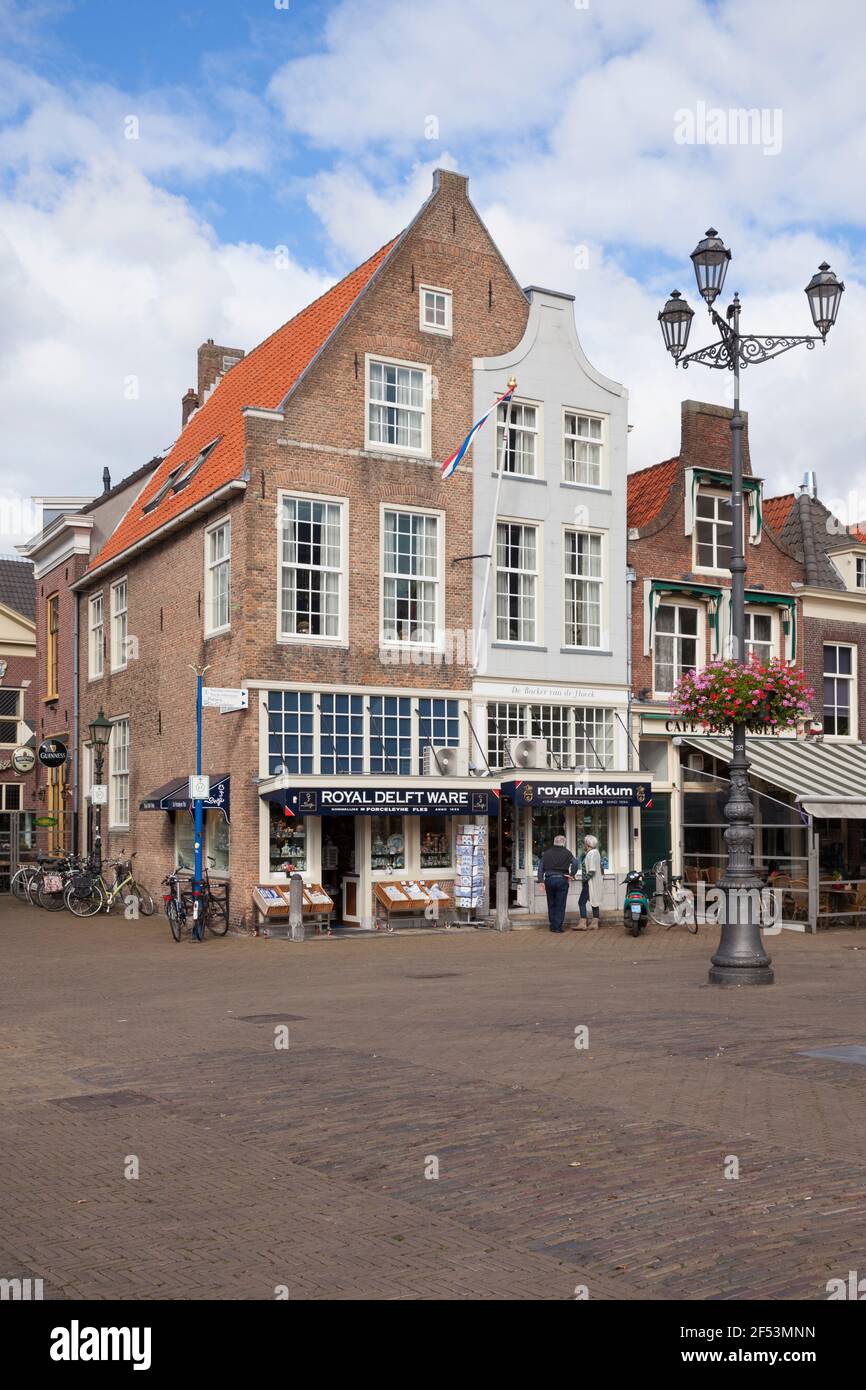 Geographie / Reisen, Niederlande, Holland, Delft, Markt, Shop, Delfter Porzellan, zusätzliche-Rechteklärung-Info-nicht-verfügbar Stockfoto