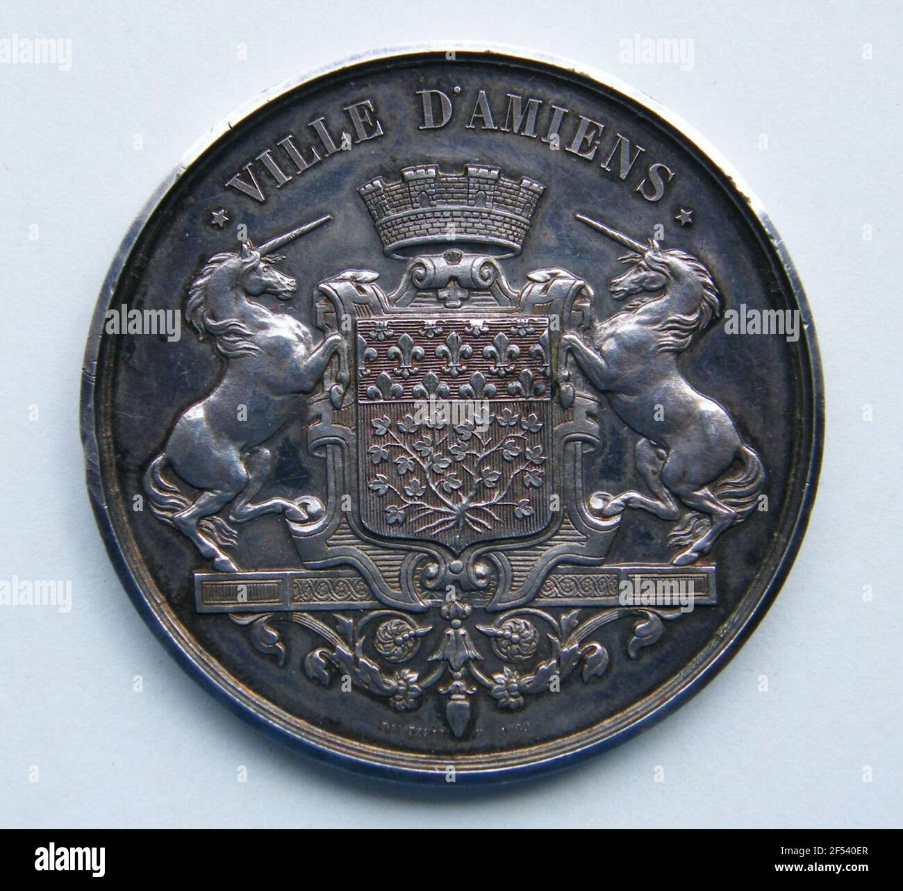 Verdienstmedaille der Stadt Amiens Stockfoto