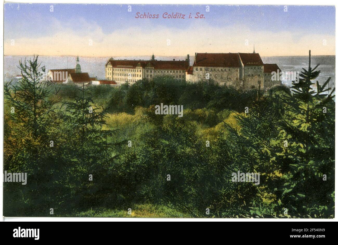 Schloss Colditz. Schloss Stockfoto
