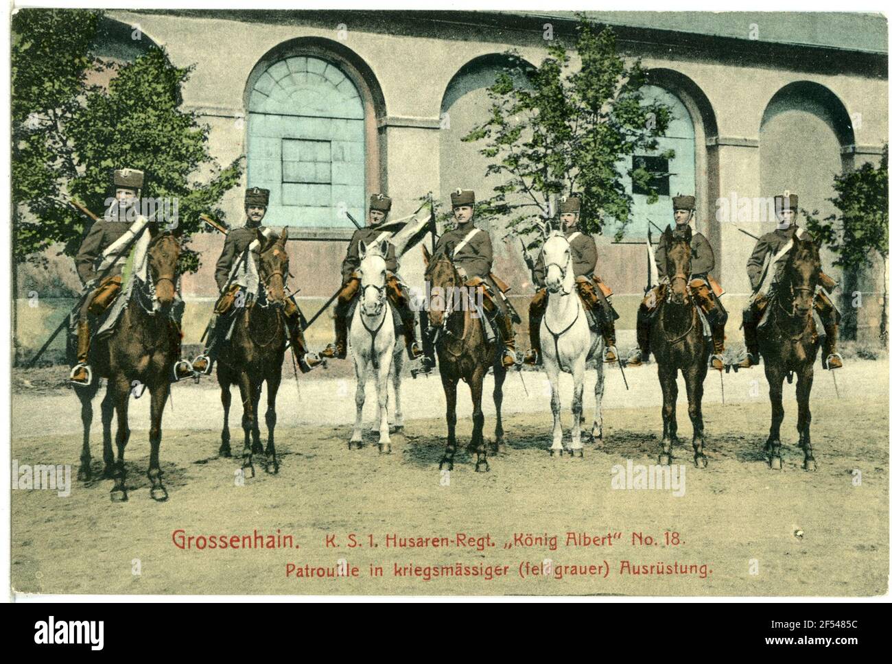 1. Husaren Regiment Patrouille Großenhain. 1. Hussaren Register