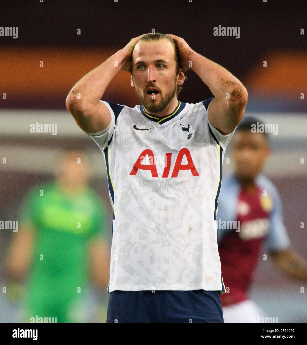 Villa Park, Birmingham, 21 Mär 2021 Tottenhams Harry Kane während ihres Premier League-Spiels gegen Aston Villa Bildnachweis: © Mark Pain / Alamy Stockfoto