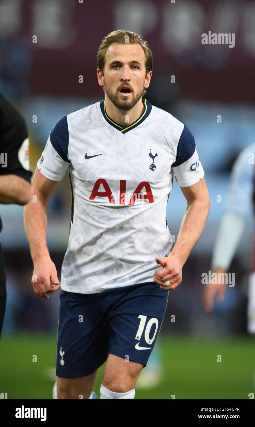 Villa Park, Birmingham, 21 Mär 2021 Tottenhams Harry Kane während ihres Premier League-Spiels gegen Aston Villa Bildnachweis: © Mark Pain / Alamy Stockfoto