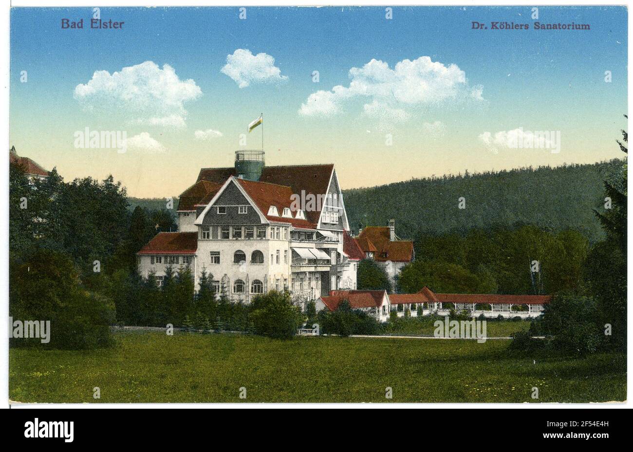 Dr. Köhler Sanatorium Bad Elster. Dr. Köhler Sanatorium Stockfoto