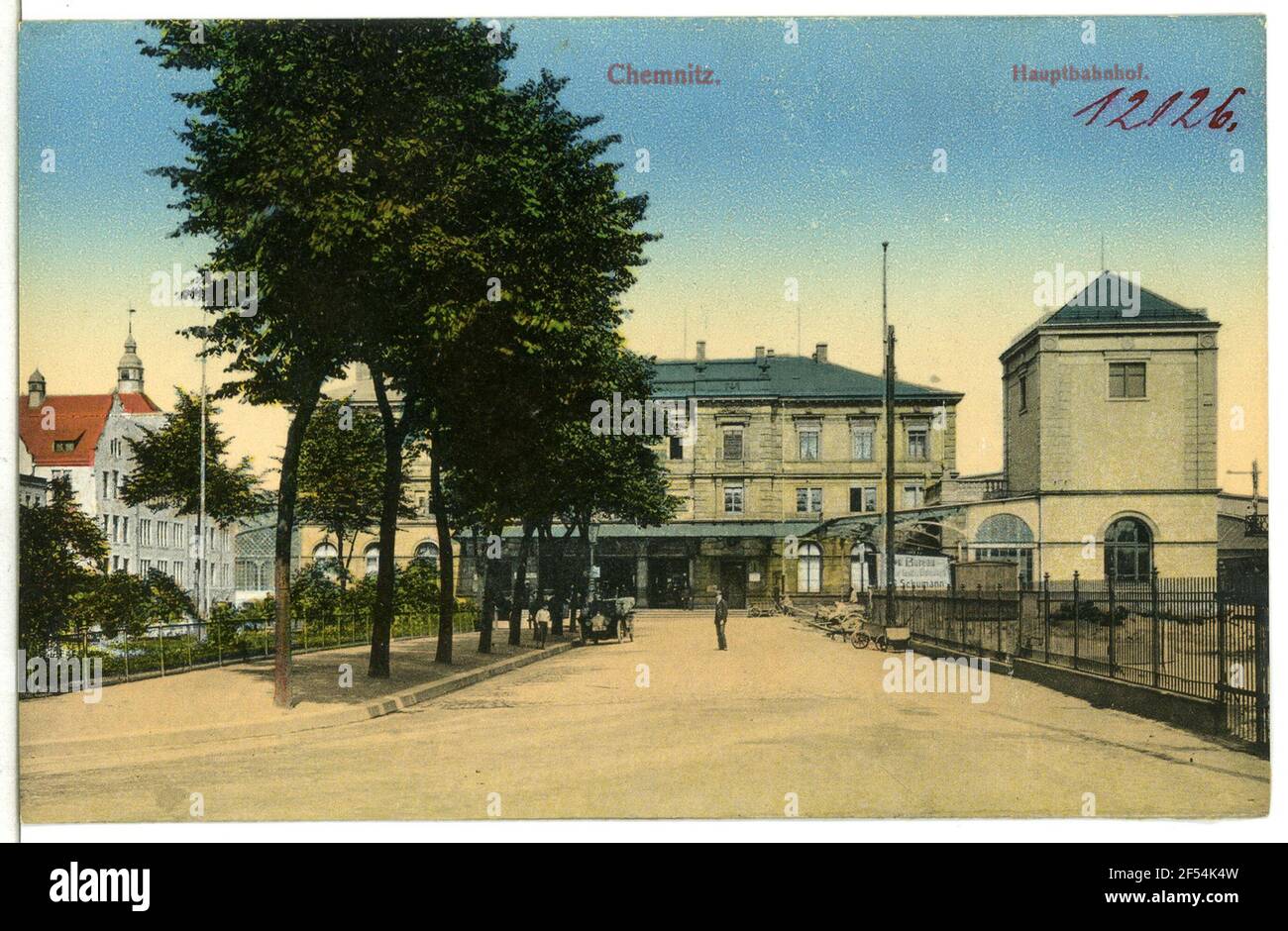 Hauptbahnhof Chemnitz. Hauptbahnhof Stockfoto