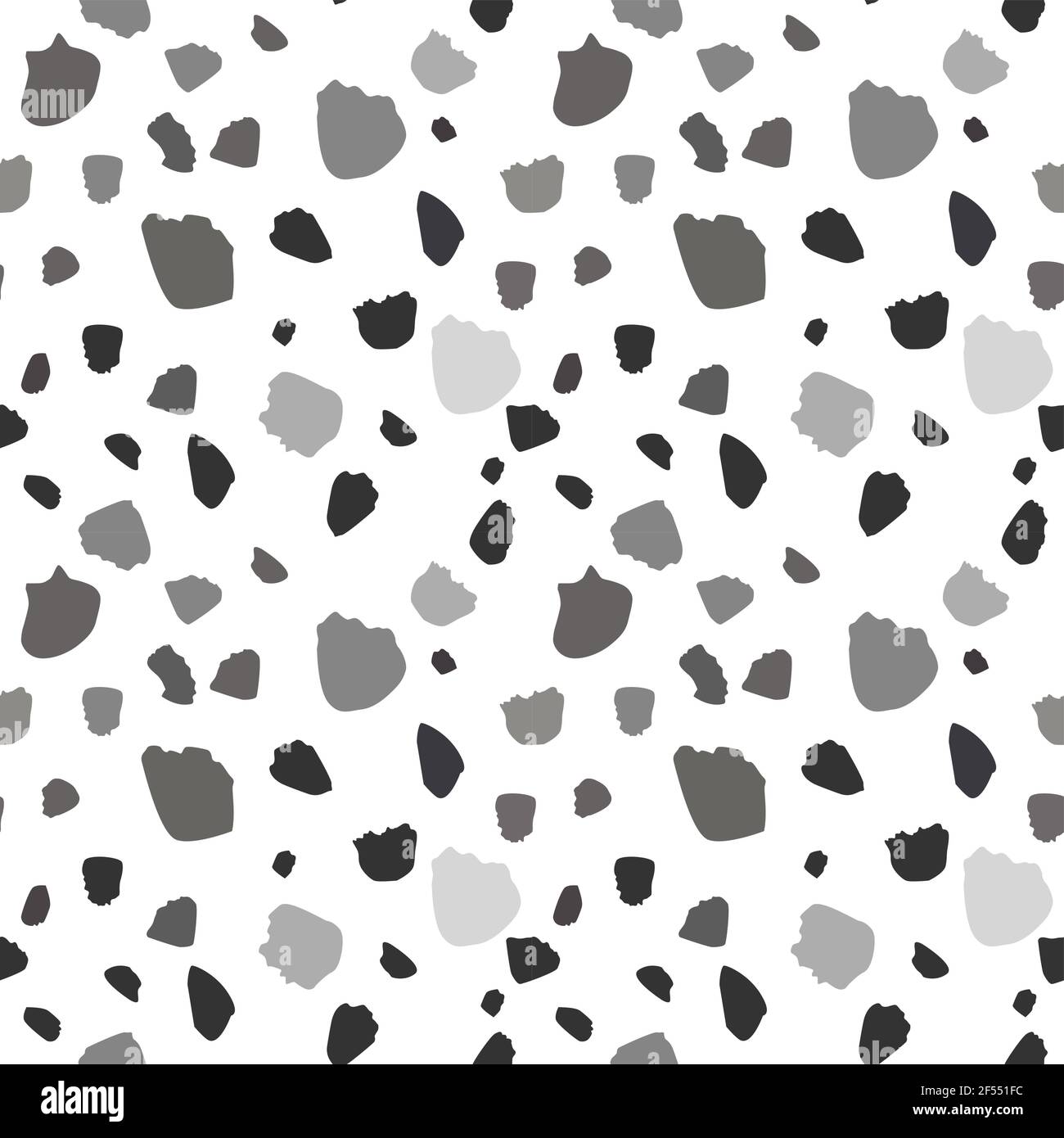 Flecken auf der Haut von verschiedenen Wild- und Haustieren, nahtlose Muster. Vektorgrafik. EPS10 Stock Vektor