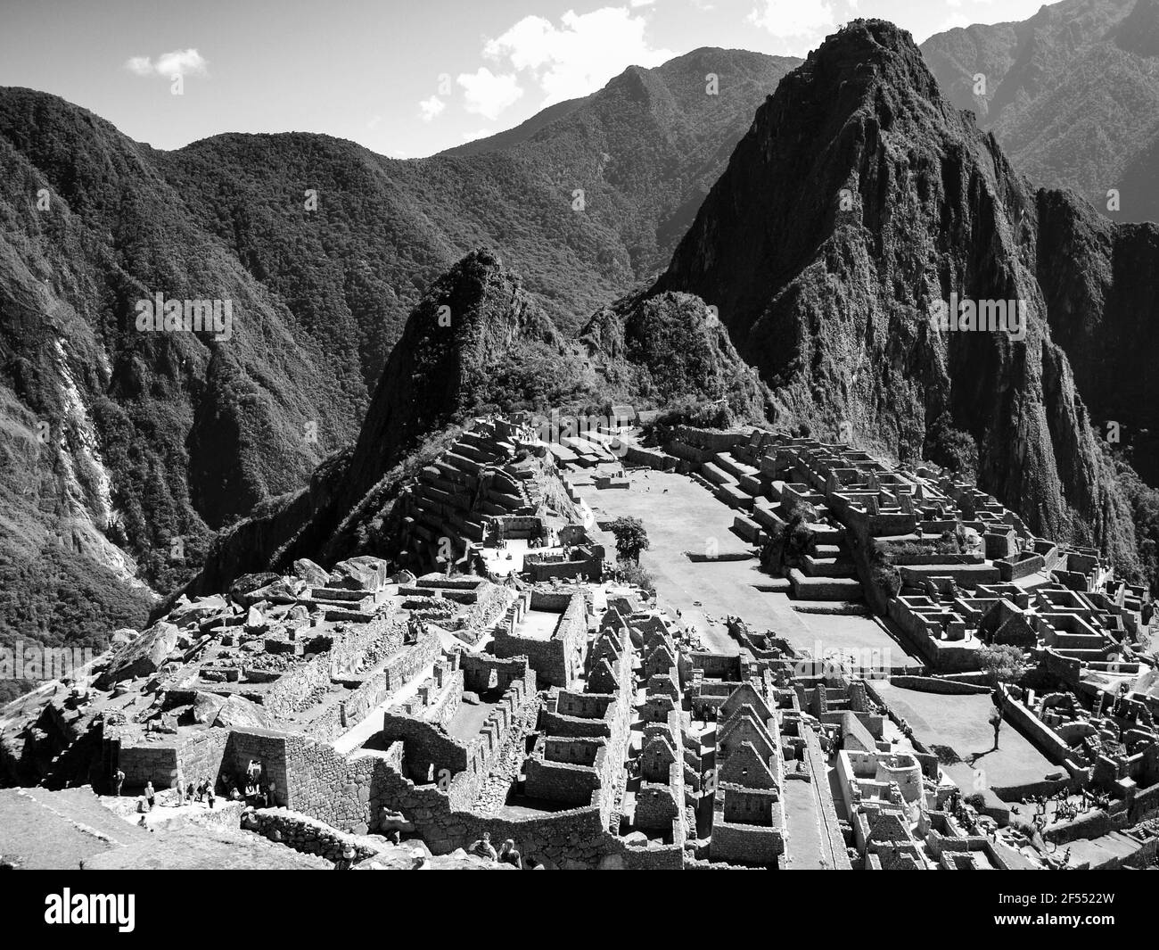 Machu Picchu in Peru Stockfoto