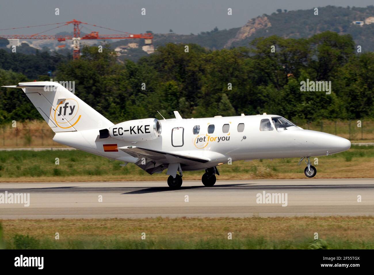 Generische Flugzeuge - EC-KKE, Wondair on Demand Aviation, Cessna 525 Citationjet 1 Stockfoto