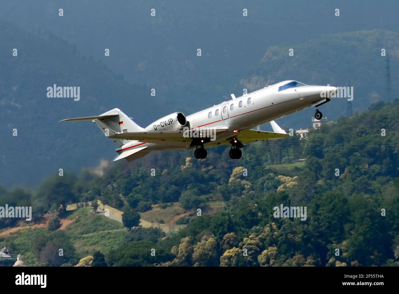 Generische Flugzeuge - D-CVIP, Privateigner, Bombardier Learjet 55 Stockfoto