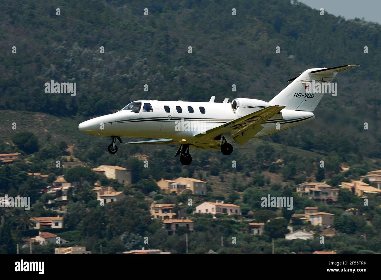 Generische Flugzeuge - HB-VOD, Jet Aviation Business Jets, Cessna 525 Citationjet 1 Stockfoto