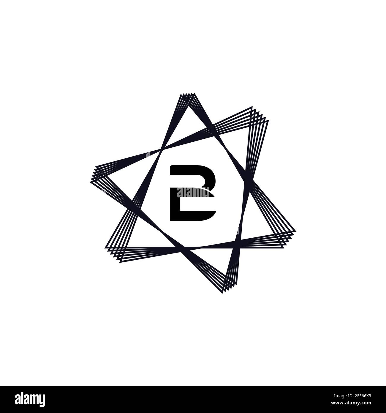 Buchstabenbuchstaben Initialen Monogramm-Logo BC, CB, B und C Stockfoto